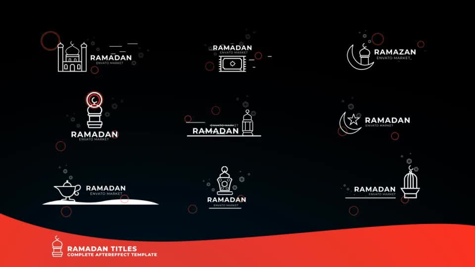 Ramadan Icon Titles Videohive 30946870 After Effects Image 1