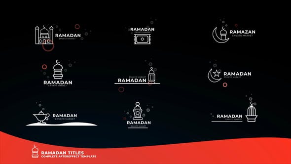 Ramadan Icon Titles - Videohive 30946870 Download