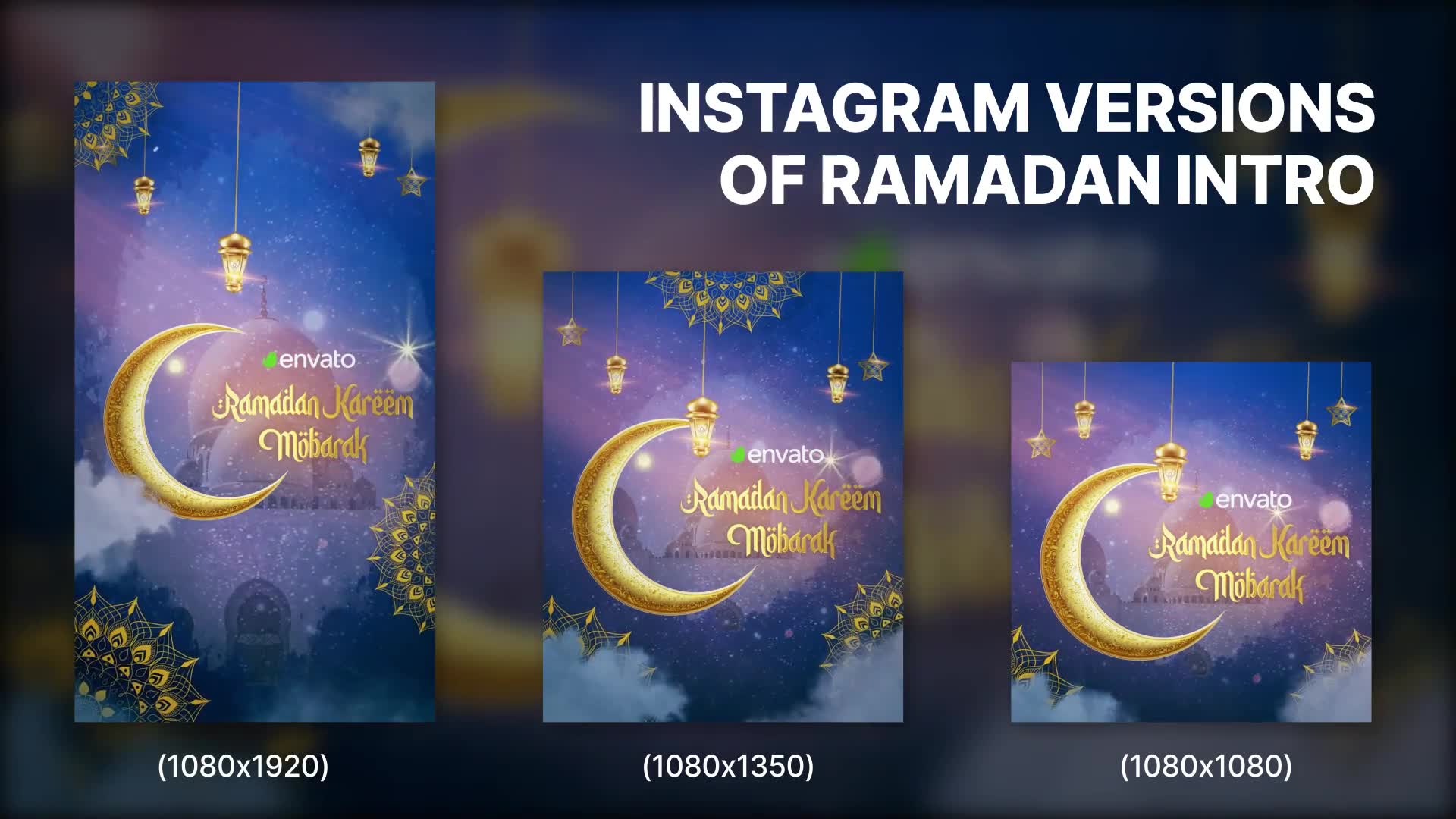 Ramadan Intro | Instagram Version | MOGRT Videohive 36518423 Premiere Pro Image 2