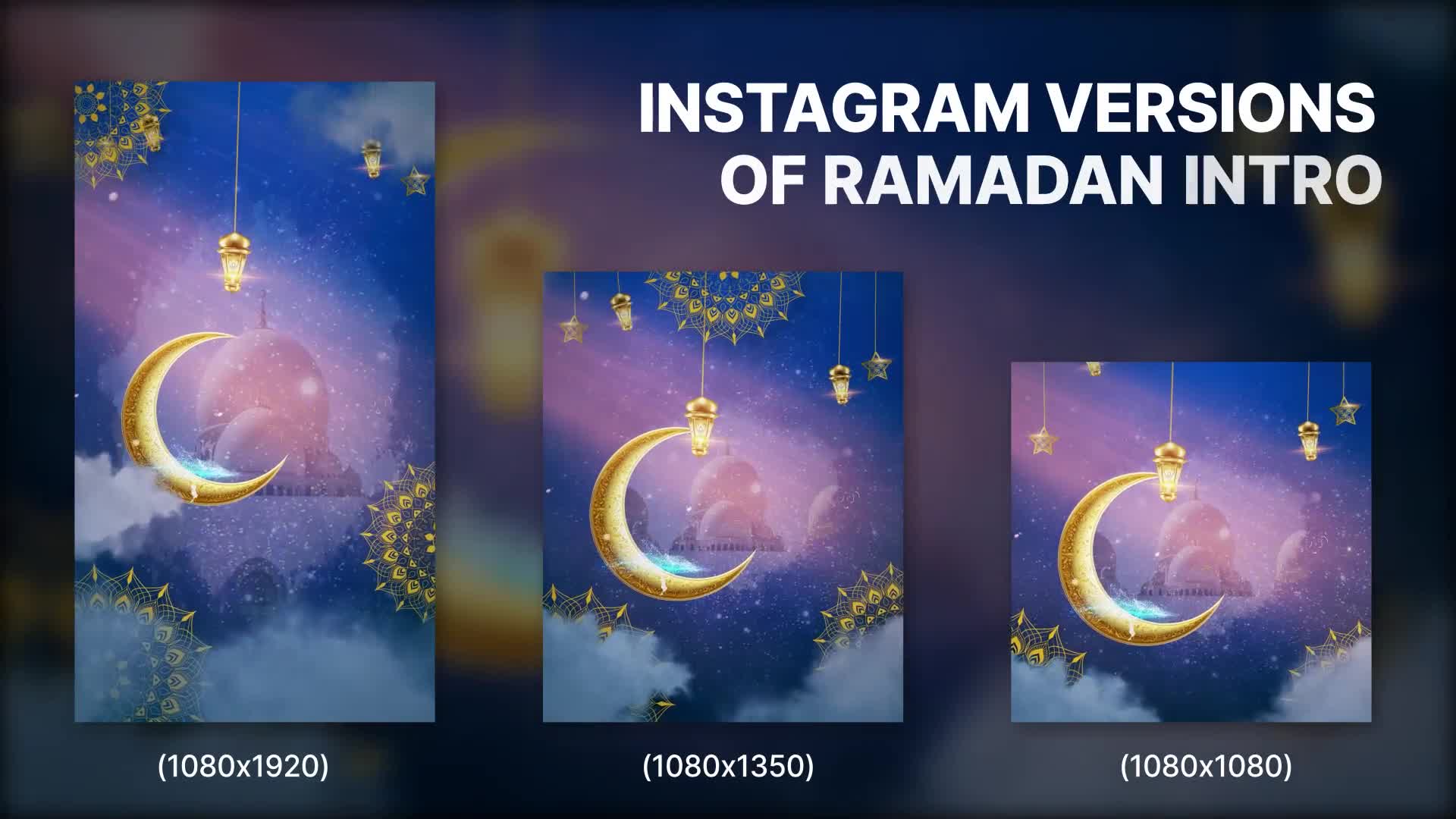 Ramadan Intro | Instagram Versions Videohive 36474357 After Effects Image 1