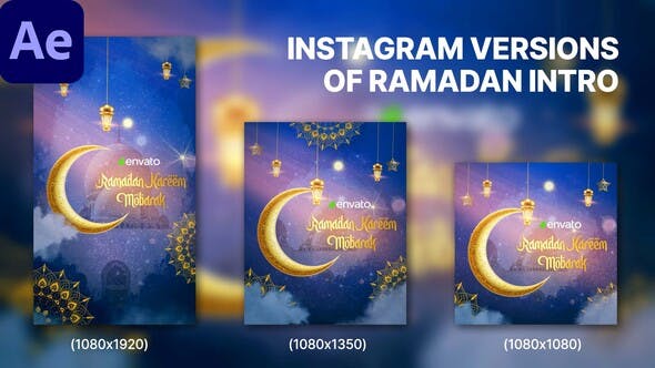 Ramadan Intro | Instagram Versions - 36474357 Videohive Download