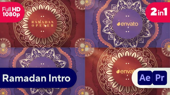 Ramadan Intro || Ramadan Opener (2 in 1) (MOGRT) - 36547231 Download Videohive