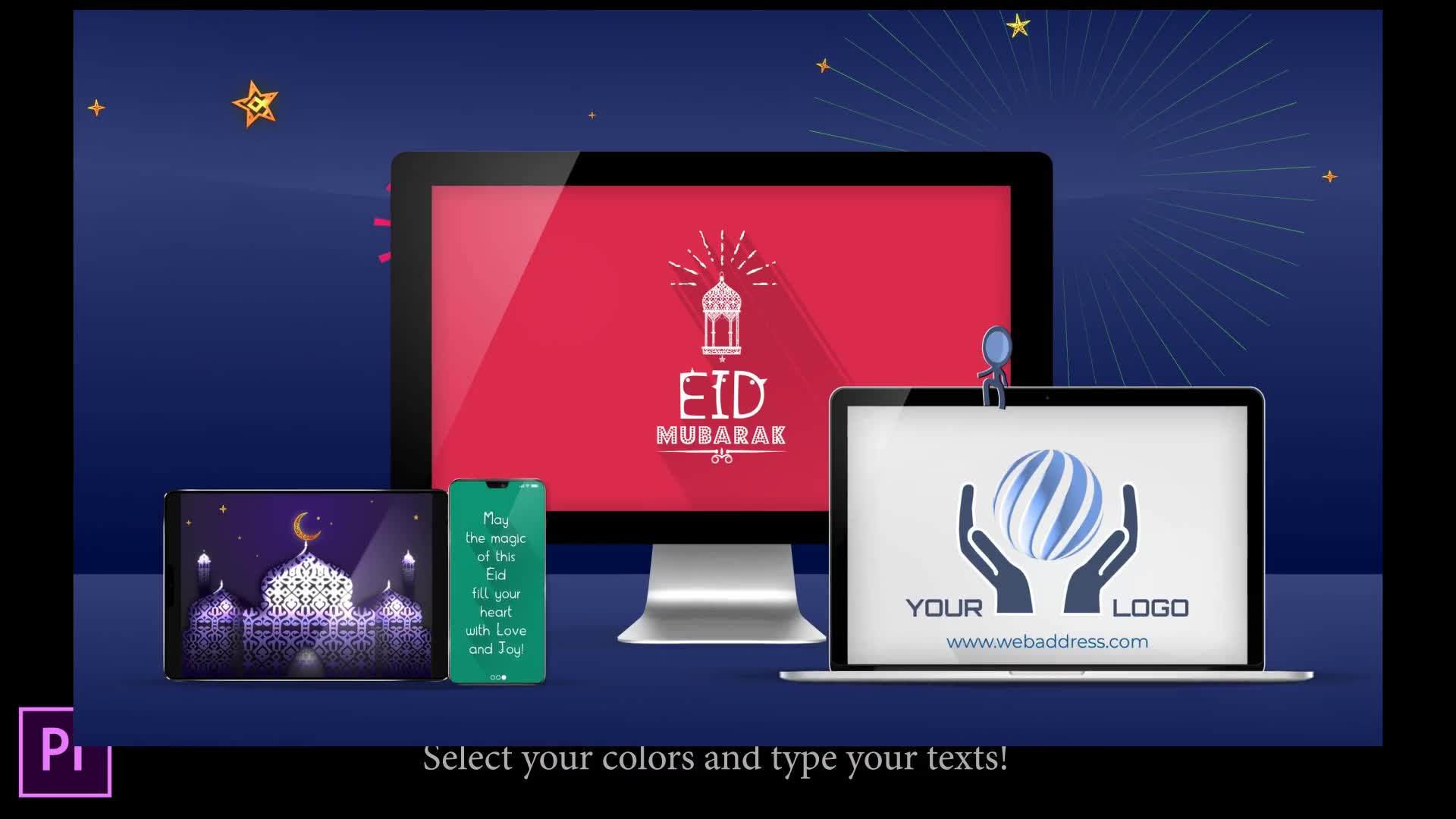 Ramadan Kareem Eid Mubarak Greeting Videohive 26605344 Premiere Pro Image 11