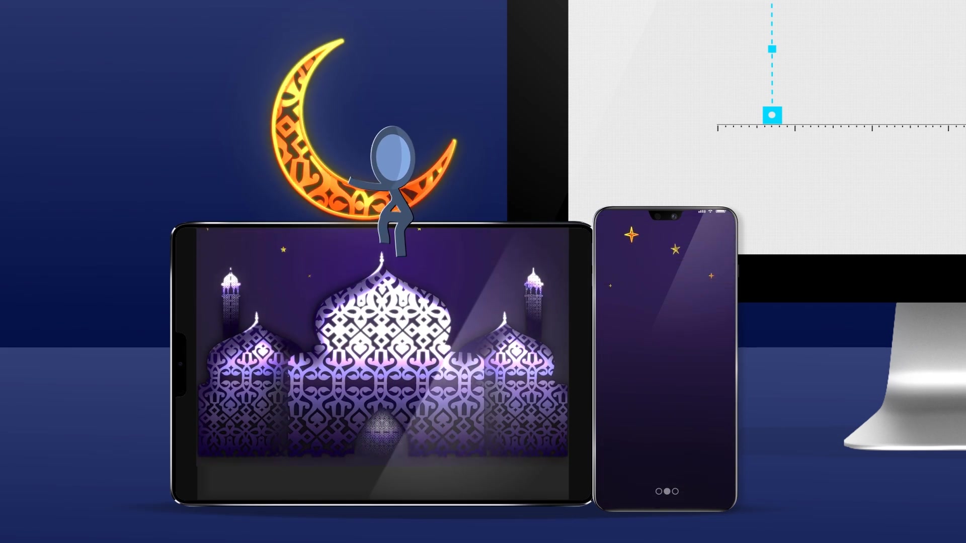 Ramadan Kareem Eid Mubarak Greeting Videohive 26605344 Premiere Pro Image 5