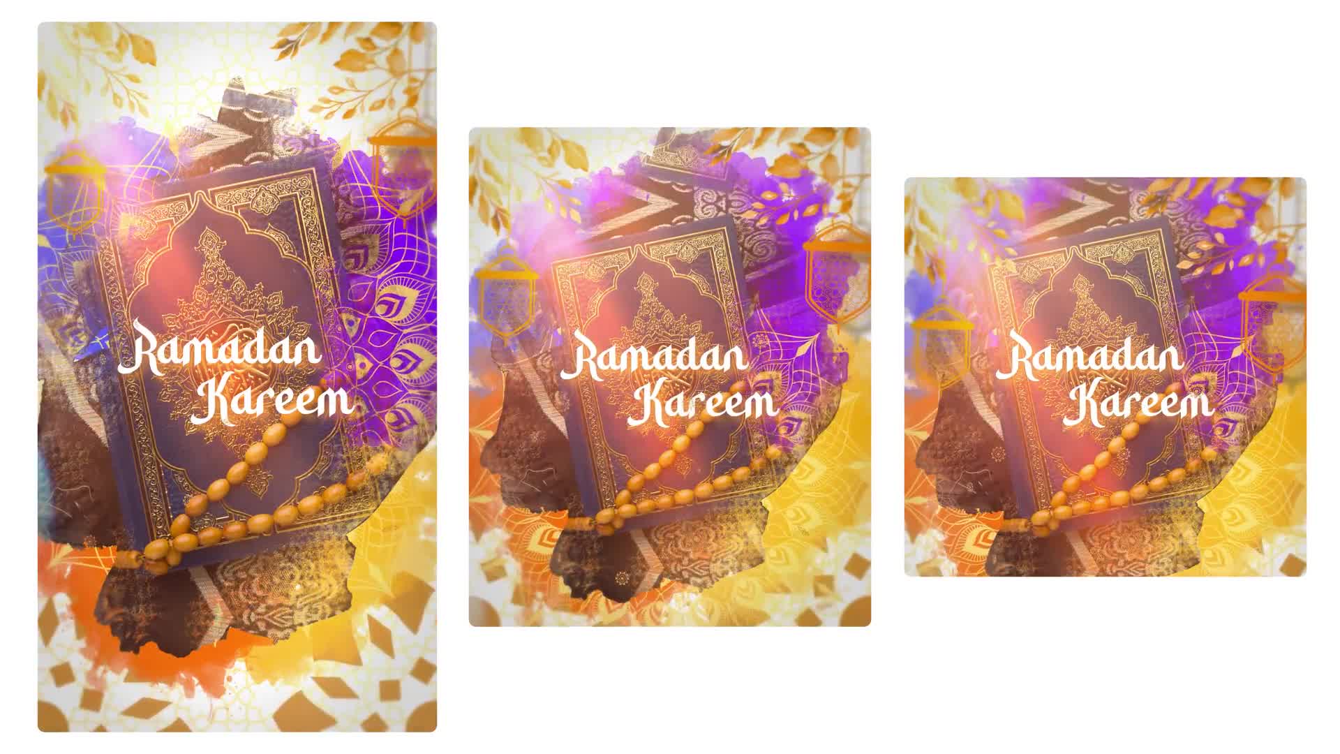 Ramadan Kareem Opener | Social Media (3 in 1) Videohive 36649350 After Effects Image 8