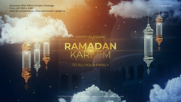 Ramadan Kareem Title - 26238215 Videohive Download