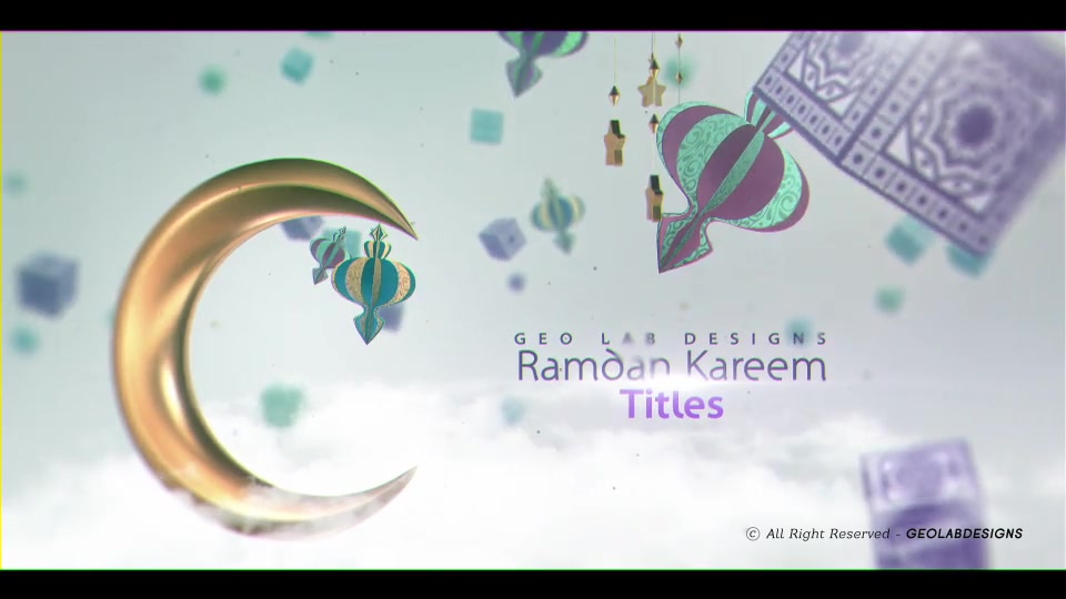 Ramadan Kareem Titles l Ramadan Kareem Wishes l Islamic Quran Month l Ramadan Celebrations Videohive 26435356 After Effects Image 3
