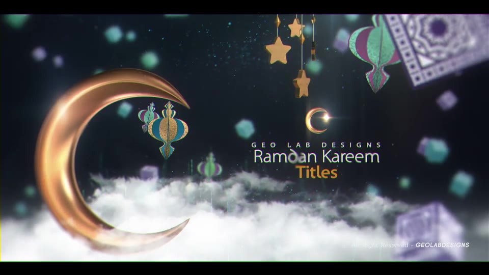 Ramadan Kareem Titles l Ramadan Kareem Wishes l Ramadan Greeting l Ramadan Celebrations Videohive 26477592 After Effects Image 2