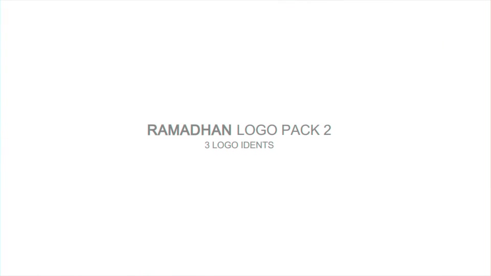 Ramadan Logo Pack 2 - Download Videohive 11580863