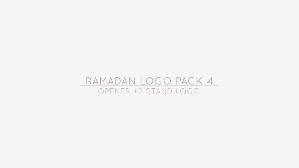 Ramadan Logo Pack 4 - Download Videohive 20044507