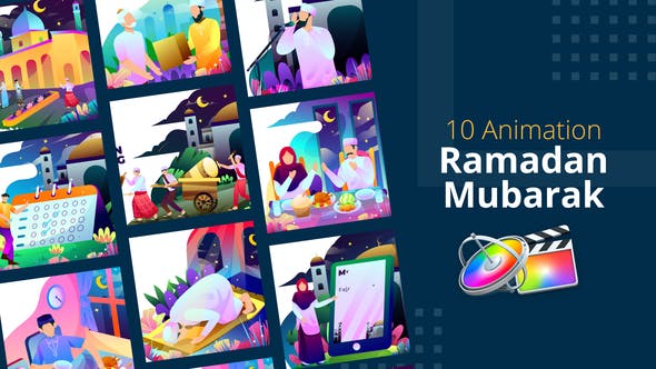 Ramadan Mubarak Animation | Apple Motion & FCPX - Download 31361815 Videohive