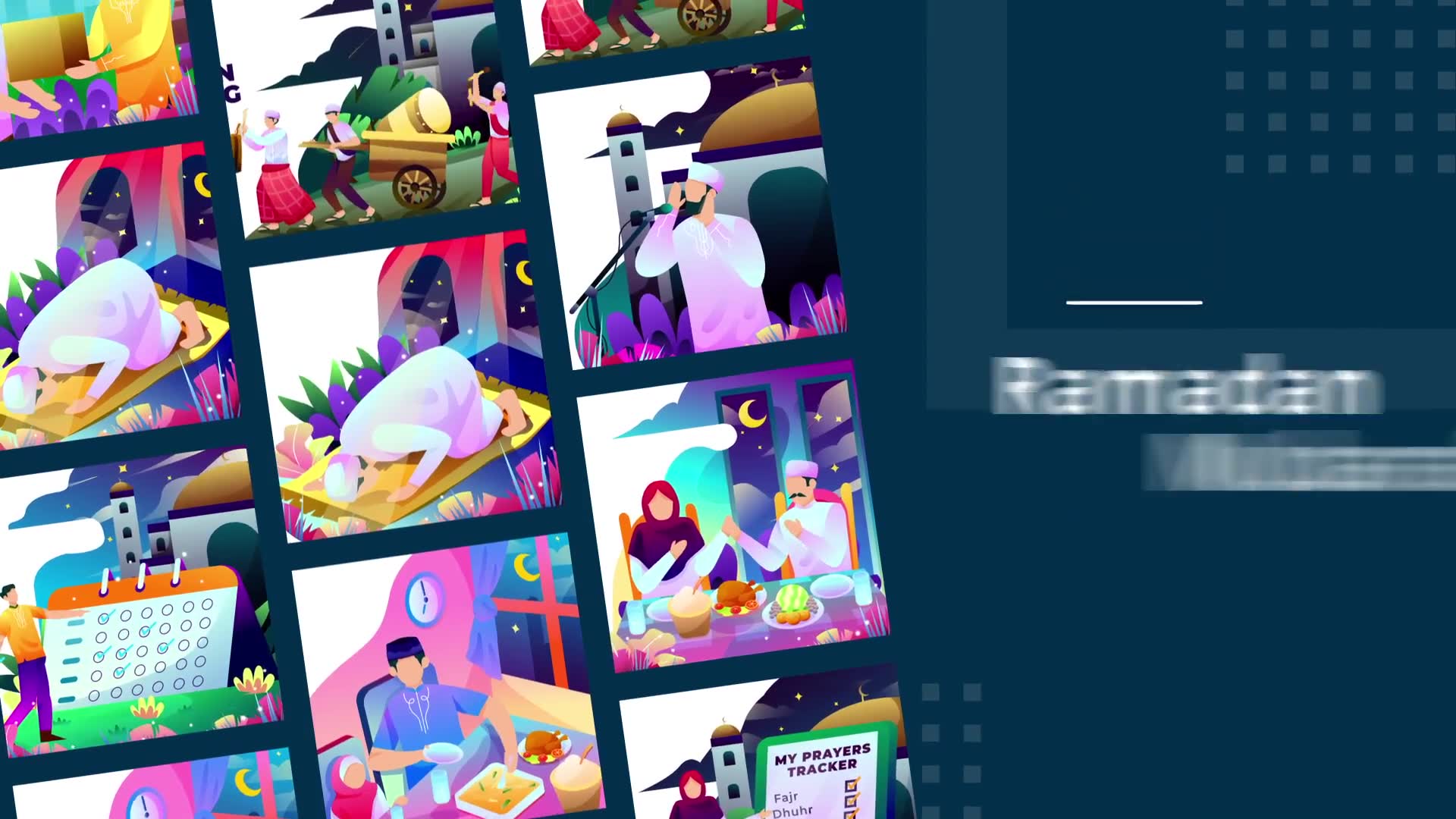 Ramadan Mubarak Animation | Premiere Pro MOGRT Videohive 31426839 Premiere Pro Image 2