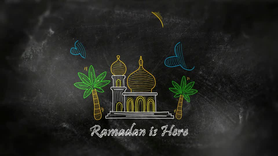 Ramadan Mubarak Doodle Greetings Videohive 26442655 After Effects Image 1