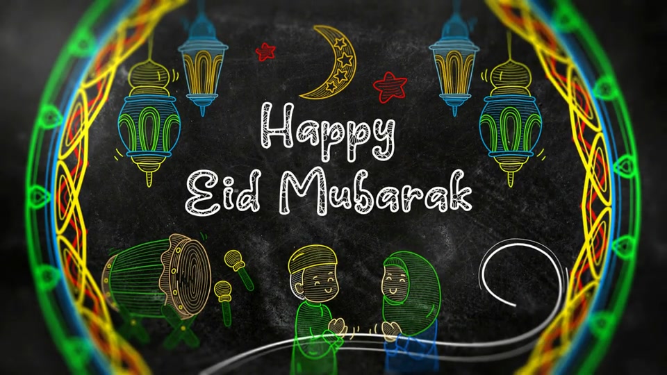 Ramadan Mubarak Doodle Greetings Videohive 26442655 After Effects Image 3