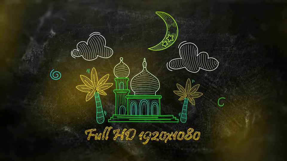 Ramadan Mubarak Doodle Greetings Videohive 26442655 After Effects Image 5