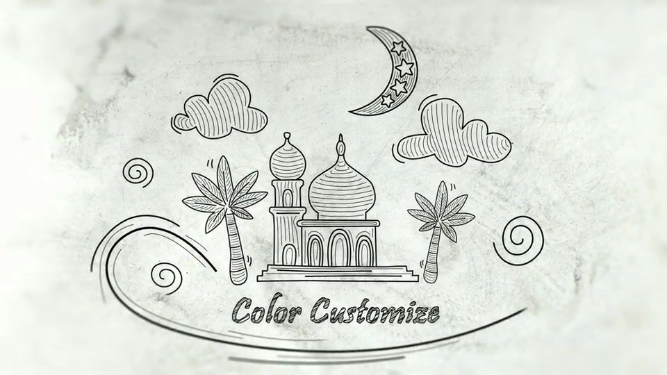 Ramadan Mubarak Doodle Greetings Videohive 26442655 After Effects Image 9