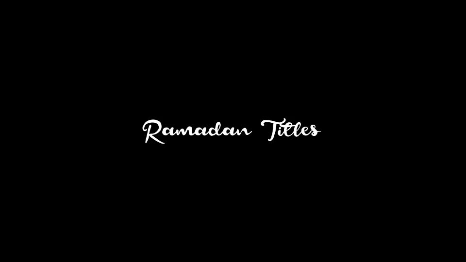 Ramadan Titles - Download Videohive 21672509