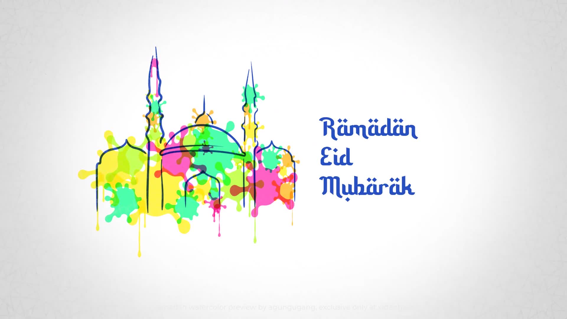 Ramadan Watercolor Videohive 31379119 After Effects Image 8
