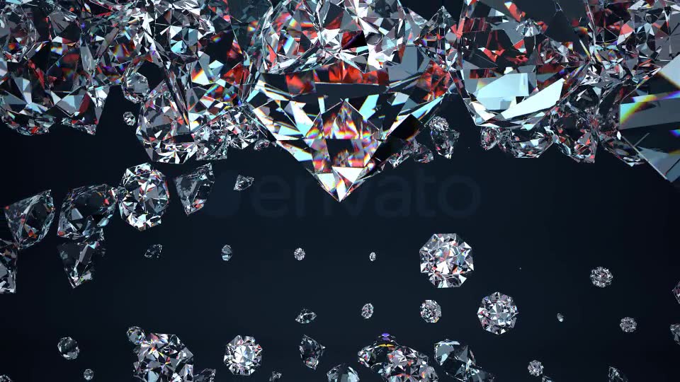 Random Size Diamonds logo reveal Videohive 24822462 After Effects Image 2