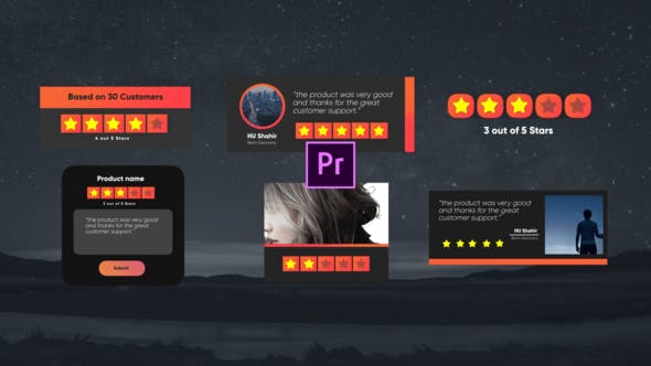 Rating Elements Pack Premiere Pro - Videohive Download 26681064