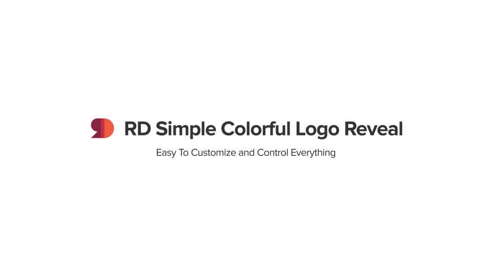 RD Simple Colorful Logo Reveal Videohive 19448508 After Effects Image 1