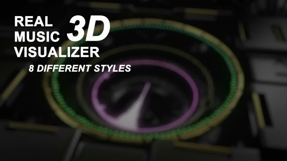 Real 3D Music Visualizer Videohive 14525186 After Effects Image 1