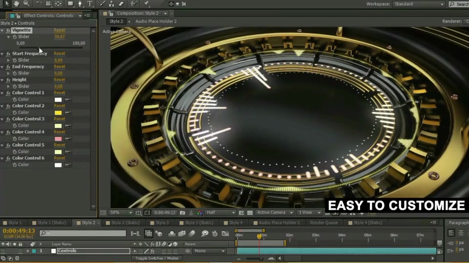 Real 3D Music Visualizer Videohive 14525186 After Effects Image 11