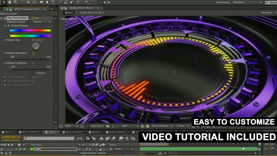 Real 3D Music Visualizer Videohive 14525186 After Effects Image 12