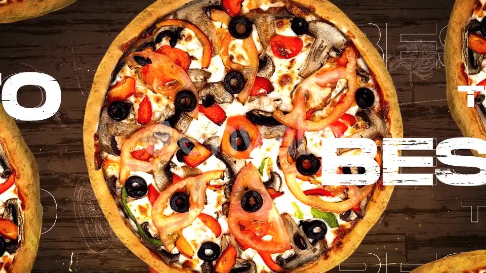 Real 3D Pizza Modern Promo Videohive 34630592 After Effects Image 3