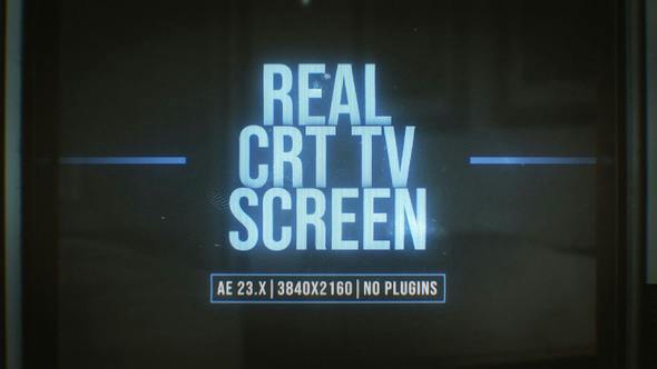 Real CRT TV Screen - 48302194 Download Videohive