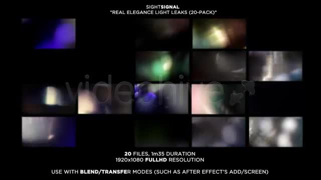 Real Elegance Light Leaks (20 Pack) - Download Videohive 2879098