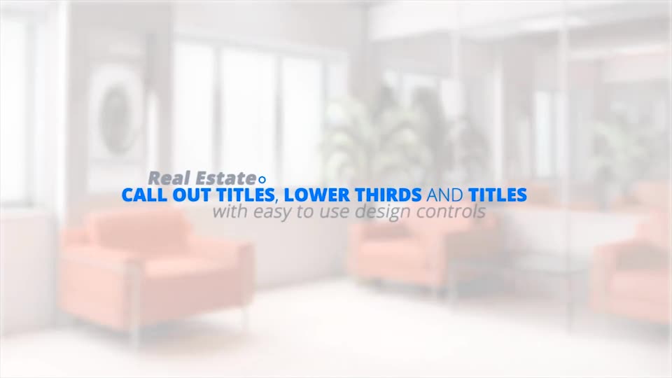 Real Estate Call Out Titles, Lower Thirds & Title Pack | HD/4K - Download Videohive 19498549