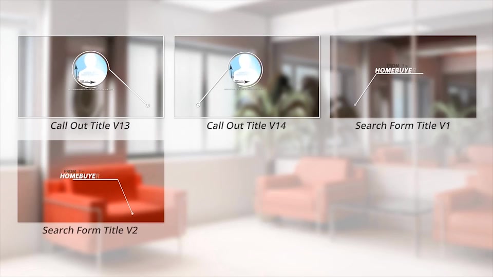 Real Estate Call Out Titles, Lower Thirds & Title Pack | HD/4K - Download Videohive 19498549