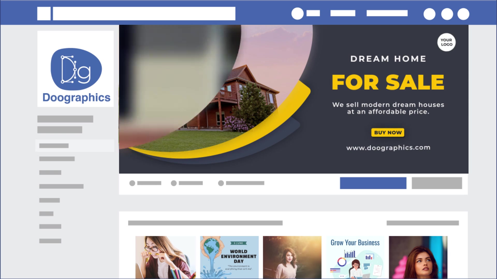 Real Estate Facebook Cover Videohive 32796672 After Effects Image 4