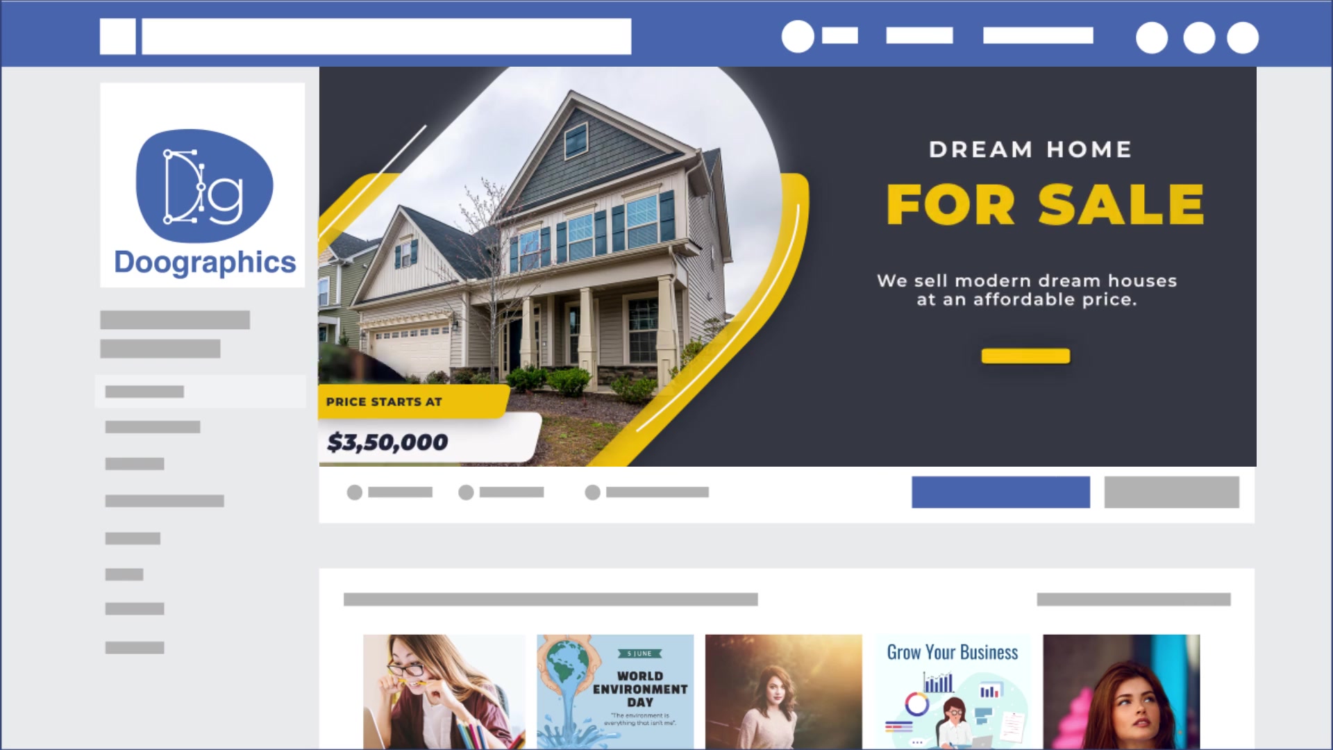 Real Estate Facebook Cover Videohive 32796672 After Effects Image 5