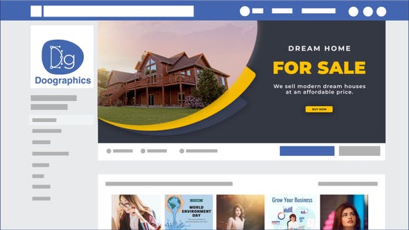 Real Estate Facebook Cover - Download 32796672 Videohive