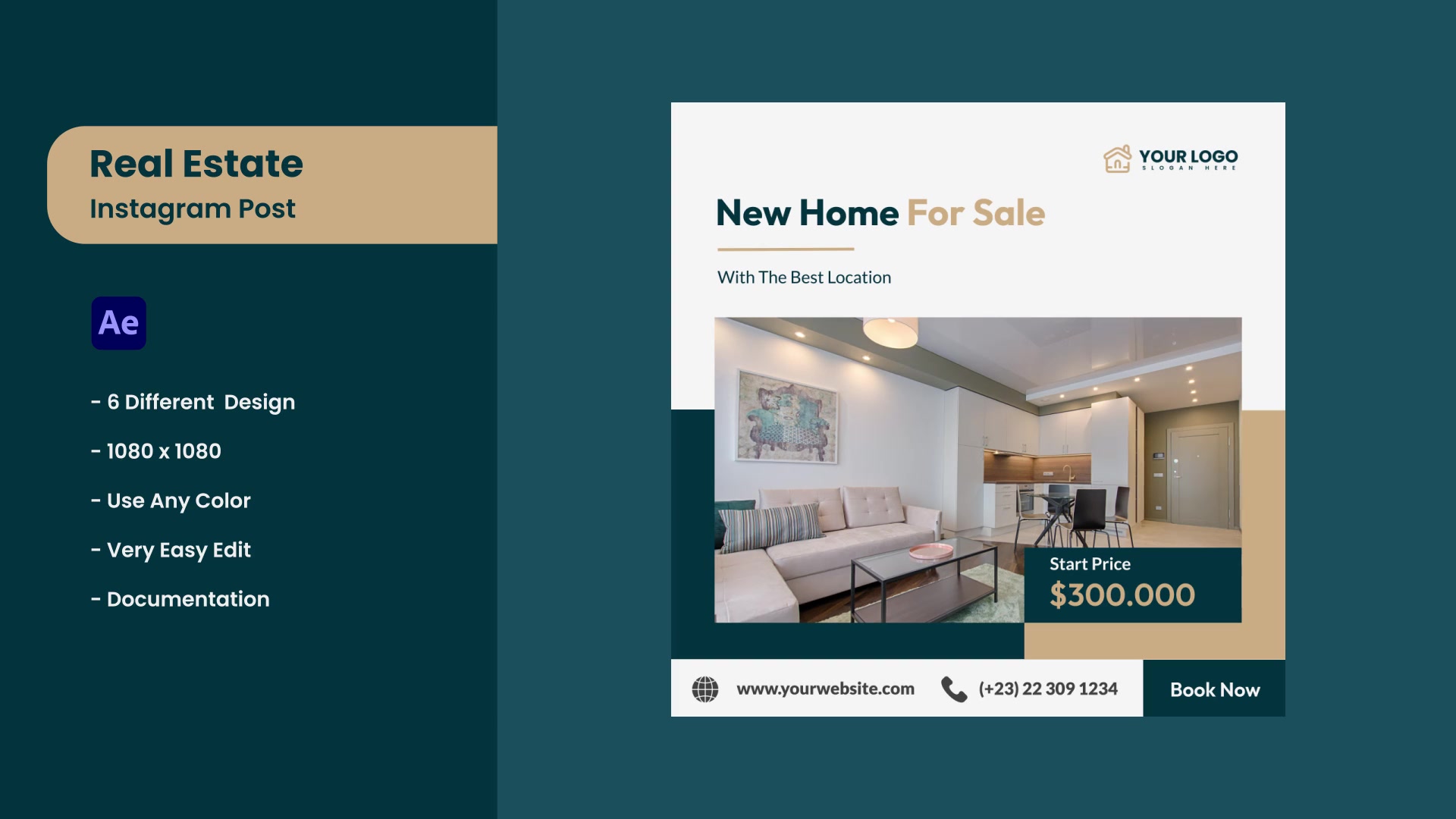 Real Estate Instagram Post Videohive 35912123 After Effects Image 11