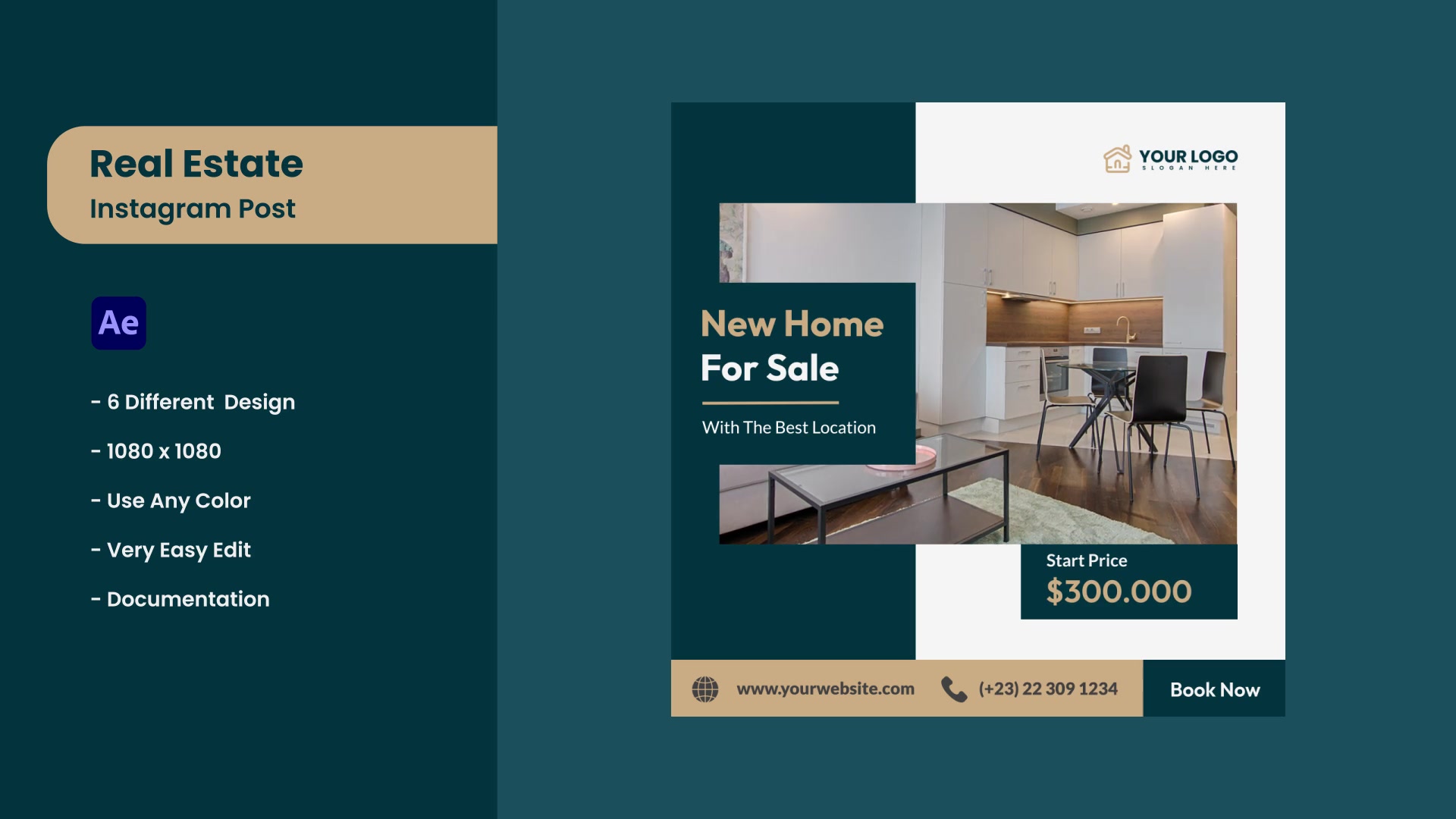 Real Estate Instagram Post Videohive 35912123 After Effects Image 8