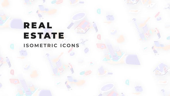 Real Estate Isometric Icons - Download 36118003 Videohive