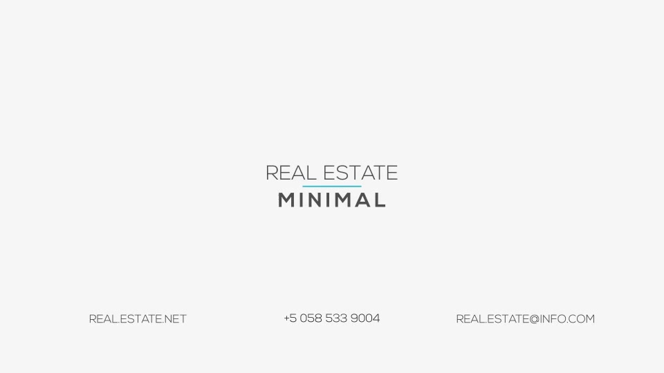Real Estate Minimal - Download Videohive 20410198
