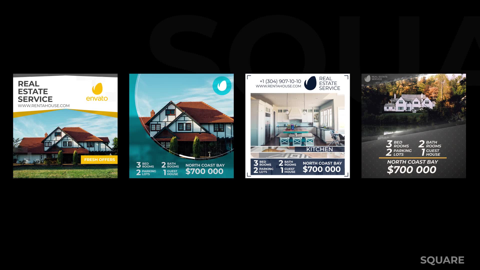 Real Estate Social Media Ads - Download Videohive 22555647