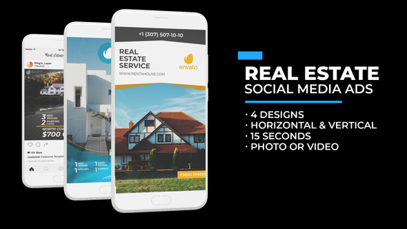 Real Estate Social Media Ads - Download Videohive 22555647