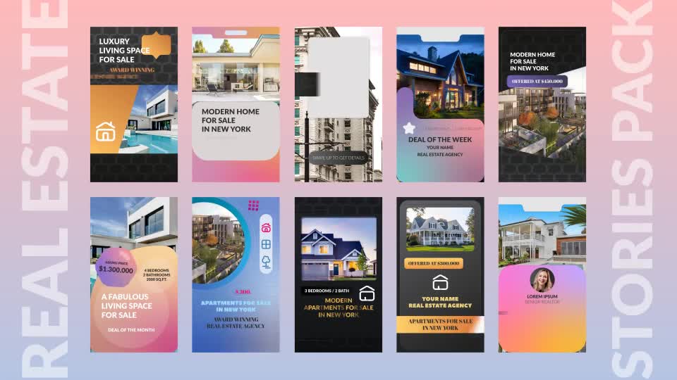 Real Estate Stories Pack Videohive 30582251 After Effects Image 1