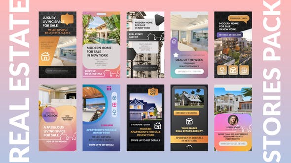 Real Estate Stories Pack - Download 30582251 Videohive