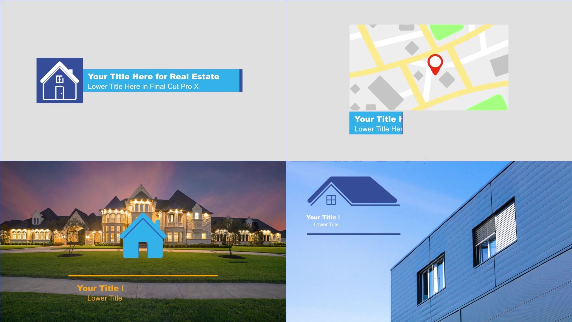 Real Estate Titles & Icons For Final Cut Pro X Videohive 38430733 Apple Motion Image 6