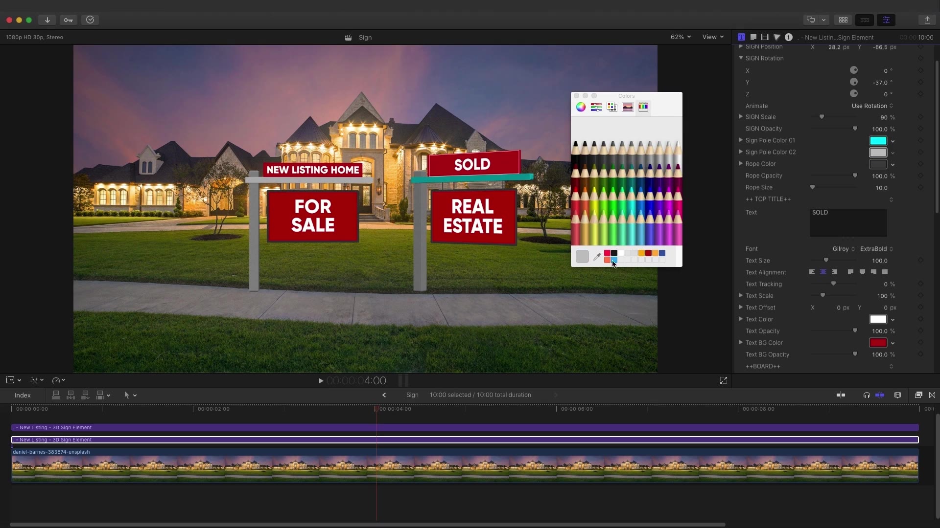 Real Estate Toolkit for FCPX and Apple Motion 5 Videohive 37815689 Apple Motion Image 11