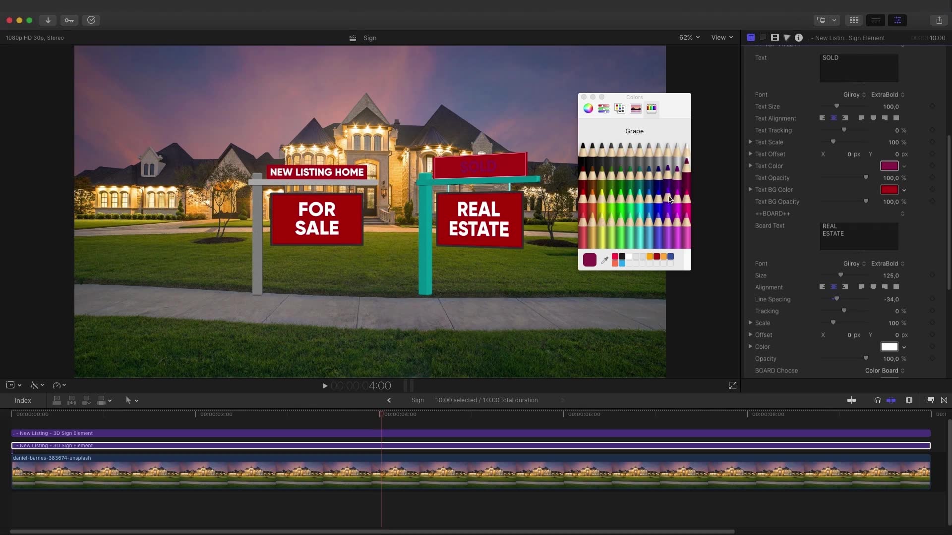 Real Estate Toolkit for FCPX and Apple Motion 5 Videohive 37815689 Apple Motion Image 12