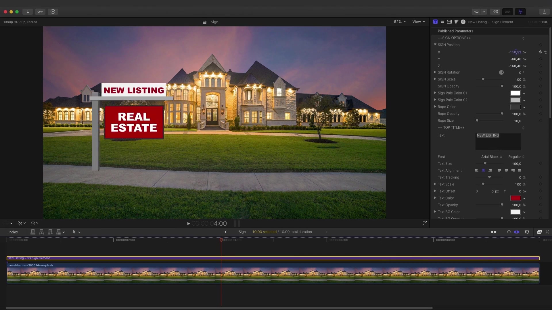 Real Estate Toolkit for FCPX and Apple Motion 5 Videohive 37815689 Apple Motion Image 8