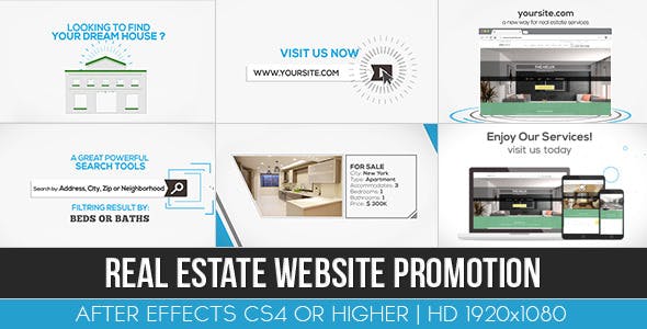 Real Estate Website Promotion - Download Videohive 12804976