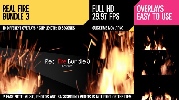 Real Fire Bundle 3 - Download Videohive 6788177